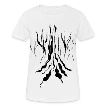 Magischer Wald - Frauen T-Shirt atmungsaktiv - Weiß - Vorne - AI Model Female 172 dark (172cm)