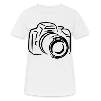 Foto-Reflex - Frauen T-Shirt atmungsaktiv - Weiß - Vorne - AI Model Female 172 dark (172cm)