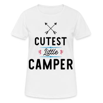Camper - Frauen T-Shirt atmungsaktiv - Weiß - Vorne - AI Model Female 172 dark (172cm)
