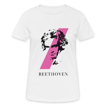 beethoven punk musique festival klassik compositeur ta - T-shirt respirant Femme - blanc - Devant - AI Model Female 172 dark (172cm)