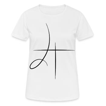 La terre - T-shirt respirant Femme - blanc - Devant - AI Model Female 172 dark (172cm)