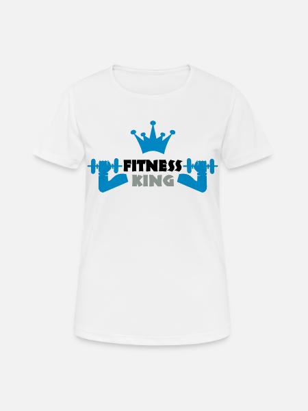 sport - Frauen T-Shirt atmungsaktiv - Weiß