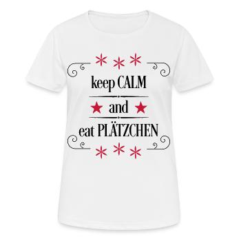 Noël - T-shirt respirant Femme - blanc - Devant - AI Model Female 172 dark (172cm)