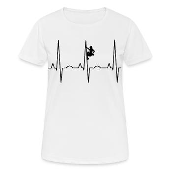 Grimpeur - T-shirt respirant Femme - blanc - Devant - AI Model Female 172 dark (172cm)