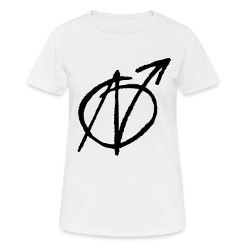Nazis raus - Frauen T-Shirt atmungsaktiv - Weiß - Vorne - AI Model Female 172 dark (172cm)