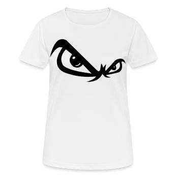 Evil look - Women's Breathable T-Shirt - white - Front - AI Model Female 172 dark (172cm)
