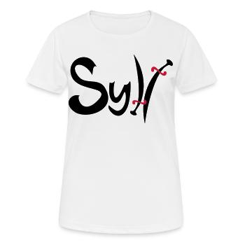 sylt - T-shirt respirant Femme - blanc - Devant - AI Model Female 172 dark (172cm)