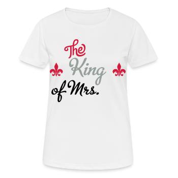 mariage - T-shirt respirant Femme - blanc - Devant - AI Model Female 172 dark (172cm)