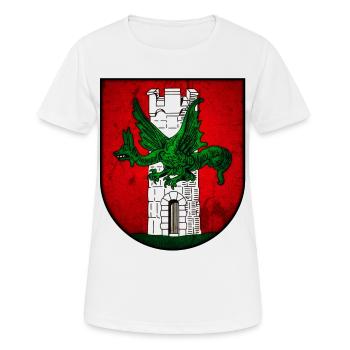 Klagenfurt am Wörthersee - Frauen T-Shirt atmungsaktiv - Weiß - Vorne - AI Model Female 172 dark (172cm)