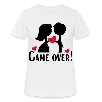 hochzeit - Frauen T-Shirt atmungsaktiv - Weiß - Vorne - AI Model Female 172 dark (172cm)