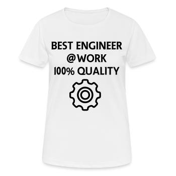Techniker und Ingenieur - Frauen T-Shirt atmungsaktiv - Weiß - Vorne - AI Model Female 172 dark (172cm)