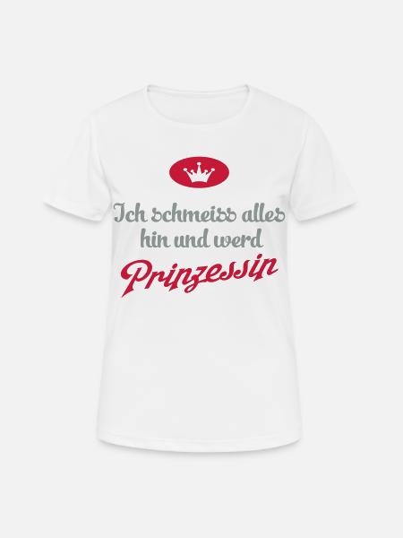 sprüche - Frauen T-Shirt atmungsaktiv - Weiß