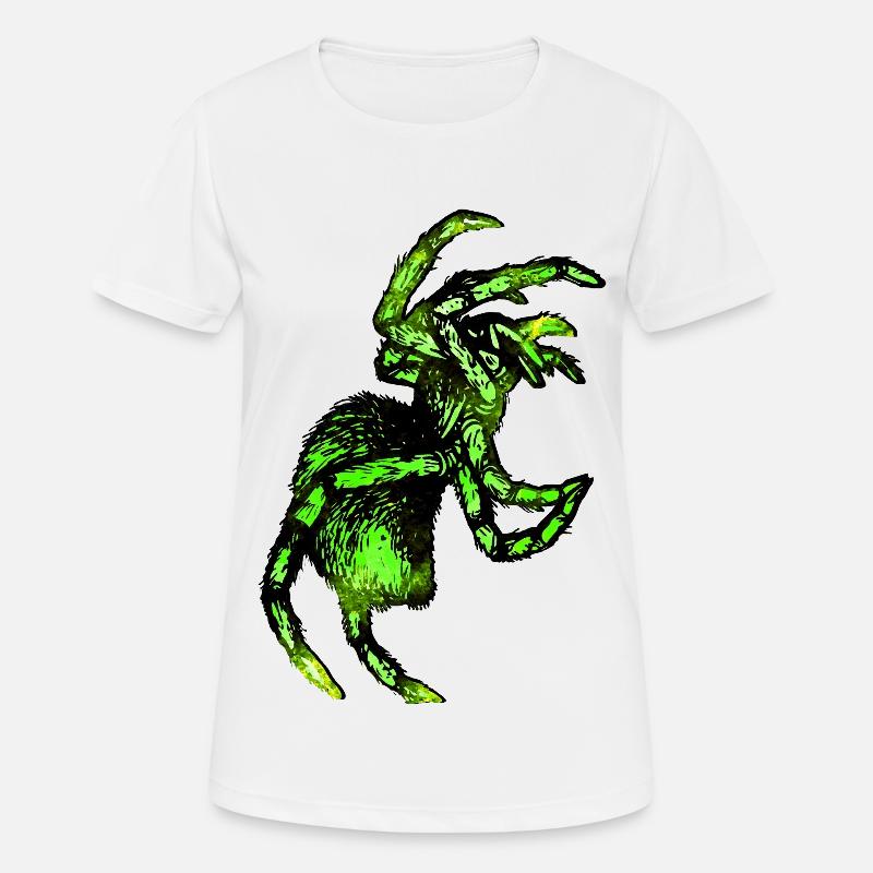 Halloween spider spider arachnophobia - Women's Breathable T-Shirt - white
