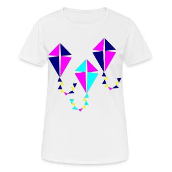 Drachen HERBST - Frauen T-Shirt atmungsaktiv - Weiß - Vorne - AI Model Female 172 dark (172cm)