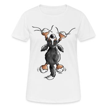 Sweet Bernese Mountain Dog - Dogs - Women's Breathable T-Shirt - white - Front - AI Model Female 172 dark (172cm)
