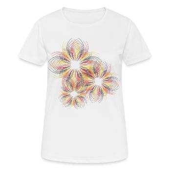 line - Women's Breathable T-Shirt - white - Front - AI Model Female 172 dark (172cm)
