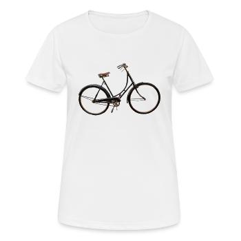 Female bike - Women's Breathable T-Shirt - white - Front - AI Model Female 172 dark (172cm)
