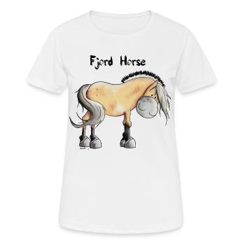 Knuffiger Norweger - Frauen T-Shirt atmungsaktiv - Weiß - Vorne - AI Model Female 172 dark (172cm)
