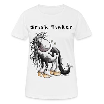 Cute Irish Tinker - Women's Breathable T-Shirt - white - Front - AI Model Female 172 dark (172cm)