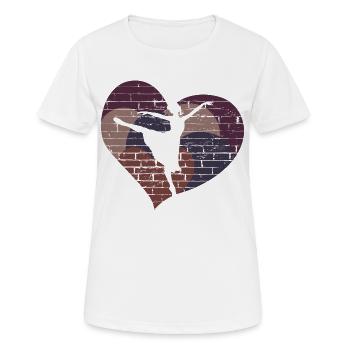 Danseur Danseur - Design - T-shirt respirant Femme - blanc - Devant - AI Model Female 172 dark (172cm)