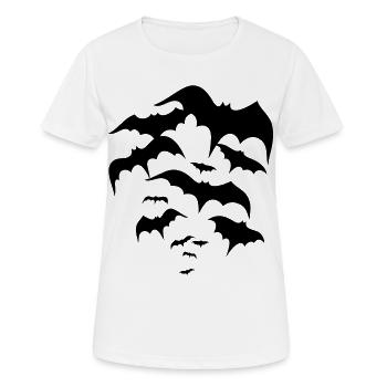 Les chauves-souris, les vampires, Dracula - T-shirt respirant Femme - blanc - Devant - AI Model Female 172 dark (172cm)