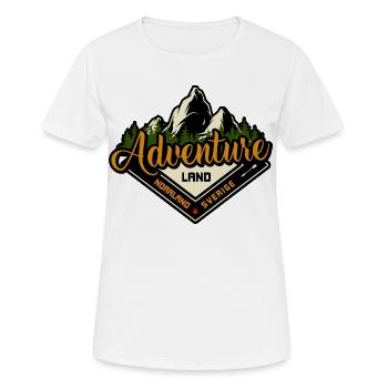 Adventure Land Norrland Sverige - T-shirt respirant Femme - blanc - Devant - AI Model Female 172 dark (172cm)