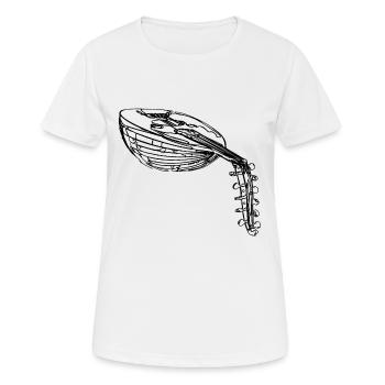Les bruits - T-shirt respirant Femme - blanc - Devant - AI Model Female 172 dark (172cm)