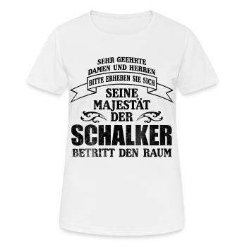 Schalker Majestät - Frauen T-Shirt atmungsaktiv - Weiß - Vorne - AI Model Female 172 dark (172cm)