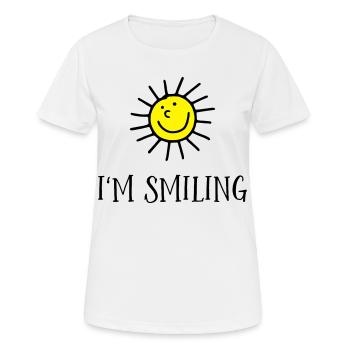 Cadeaux drôles pour les enfants - T-shirt respirant Femme - blanc - Devant - AI Model Female 172 dark (172cm)