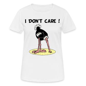 Den Kopf in den Sand - Frauen T-Shirt atmungsaktiv - Weiß - Vorne - AI Model Female 172 dark (172cm)