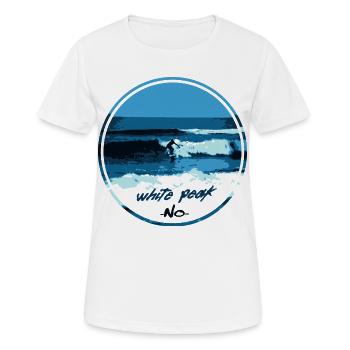 White peak - Women's Breathable T-Shirt - white - Front - AI Model Female 172 dark (172cm)
