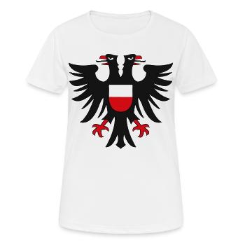 HL - eagle - Women's Breathable T-Shirt - white - Front - AI Model Female 172 dark (172cm)