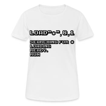 Rétro-informatique et nostalgie 8 bits - T-shirt respirant Femme - blanc - Devant - AI Model Female 172 dark (172cm)