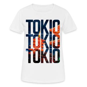Tokyo - T-shirt respirant Femme - blanc - Devant - AI Model Female 172 dark (172cm)