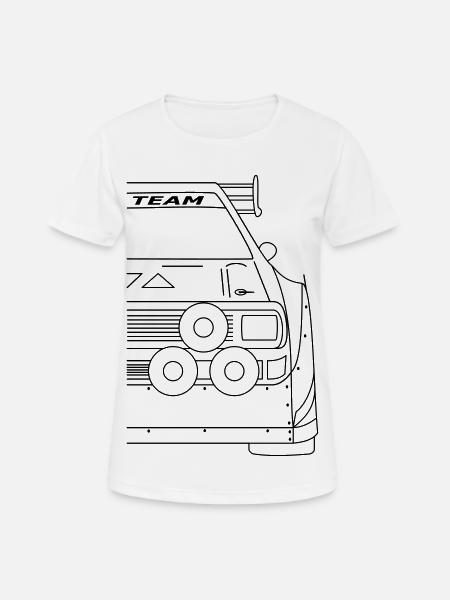 Rally S1 E2 Sport Quattro Front - Women's Breathable T-Shirt - white