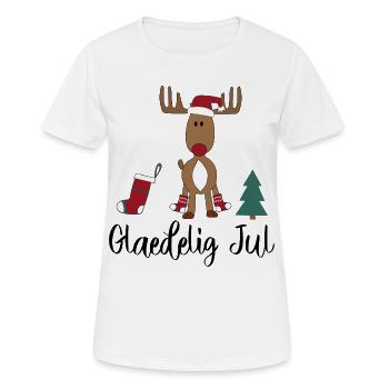 Christmas Danish - Women's Breathable T-Shirt - white - Front - AI Model Female 172 dark (172cm)