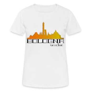 Gradient Urban Horizon - Women's Breathable T-Shirt - white - Front - AI Model Female 172 dark (172cm)