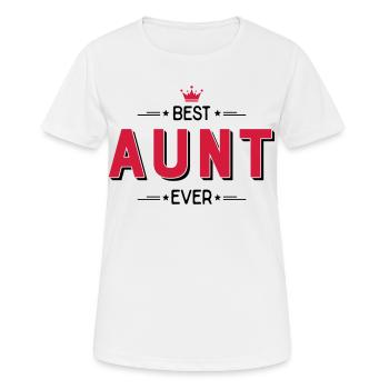 Tante - T-shirt respirant Femme - blanc - Devant - AI Model Female 172 dark (172cm)