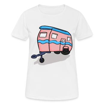 vacances vacances voyage vacances dété le soleil - T-shirt respirant Femme - blanc - Devant - AI Model Female 172 dark (172cm)