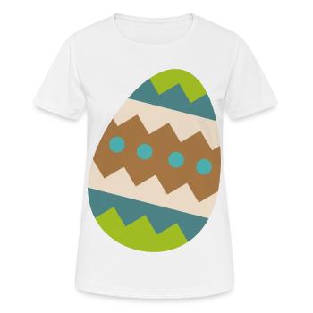 Osterei - Frauen T-Shirt atmungsaktiv - Weiß - Vorne - AI Model Female 172 dark (172cm)
