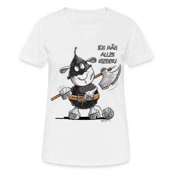 Henker Schaf I Scharfrichter I Sprüche - Frauen T-Shirt atmungsaktiv - Weiß - Vorne - AI Model Female 172 dark (172cm)