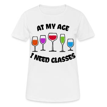 Lustig Witz Humorvoll Statement Cool - Frauen T-Shirt atmungsaktiv - Weiß - Vorne - AI Model Female 172 dark (172cm)