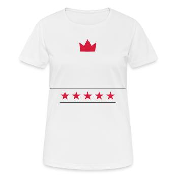 -starred chef - Women's Breathable T-Shirt - white - Front - AI Model Female 172 dark (172cm)
