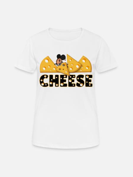 Cheese - Women's Breathable T-Shirt - white