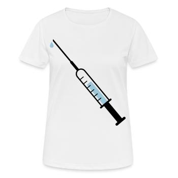 Medizin - Frauen T-Shirt atmungsaktiv - Weiß - Vorne - AI Model Female 172 dark (172cm)