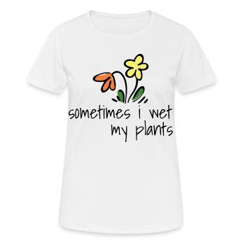Jardin - T-shirt respirant Femme - blanc - Devant - AI Model Female 172 dark (172cm)