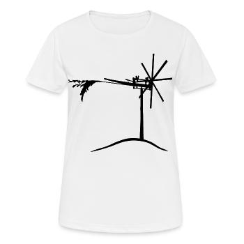 Klapotetz, Südsteiermark, Styrie, Weinstraße - T-shirt respirant Femme - blanc - Devant - AI Model Female 172 dark (172cm)