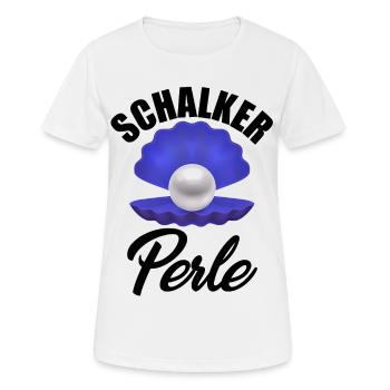 Ruhrpott Gelsenkirchen Perle - Frauen T-Shirt atmungsaktiv - Weiß - Vorne - AI Model Female 172 dark (172cm)