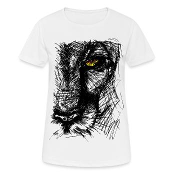 Lioness - Women's Breathable T-Shirt - white - Front - AI Model Female 172 dark (172cm)