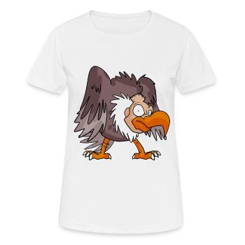 Vautours - T-shirt respirant Femme - blanc - Devant - AI Model Female 172 dark (172cm)